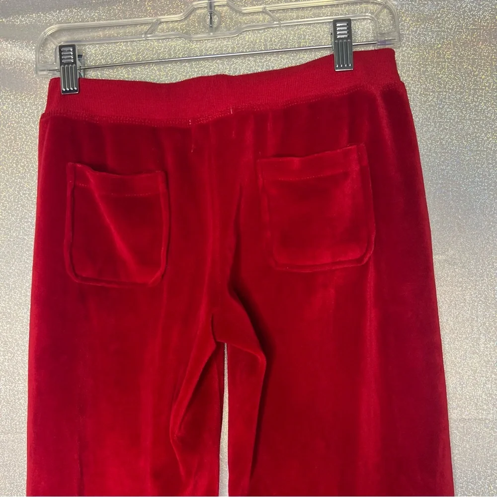 Dulce Devine pants velvet velour pockets on bum y2k lounge sweatpants cute icon - Picture 2 of 6